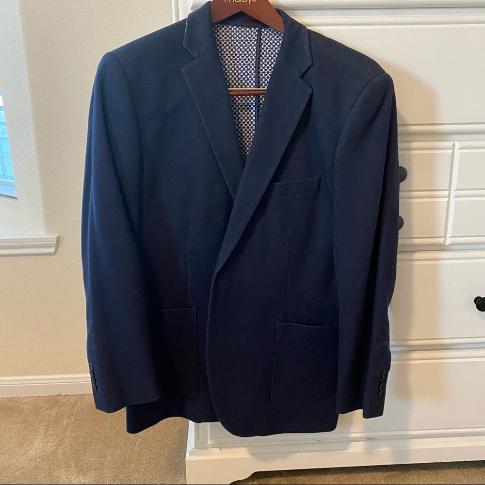 Johnston & Murphy Men’s navy sport’s coat blazer